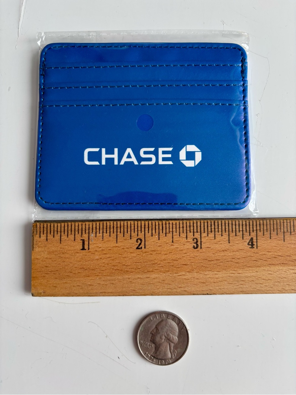 New Chase Bank ID Wallet in Blue